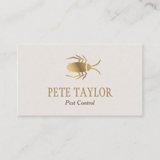 Pest Control Exterminator Visitekaartje (Voorkant)