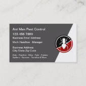 Pest Control Extermining Business Card Template Visitekaartje (Voorkant)