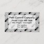 Pest Control Extermining Service Visitekaartje (Voorkant)