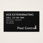 Pest Control Extermining Visitekaartjes (Voorkant)