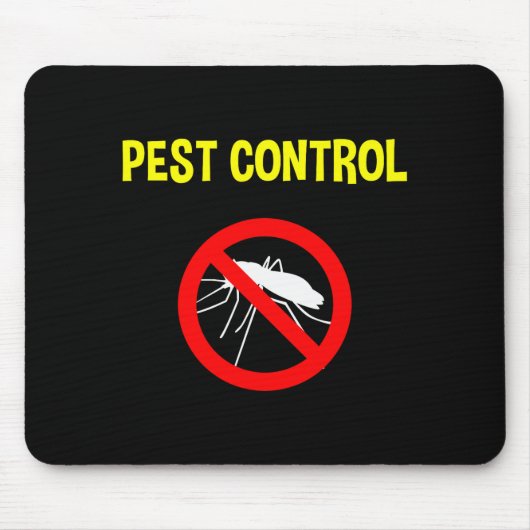 Pest Control Funny Halloween Costume Exterminator  Muismat (Voorkant)