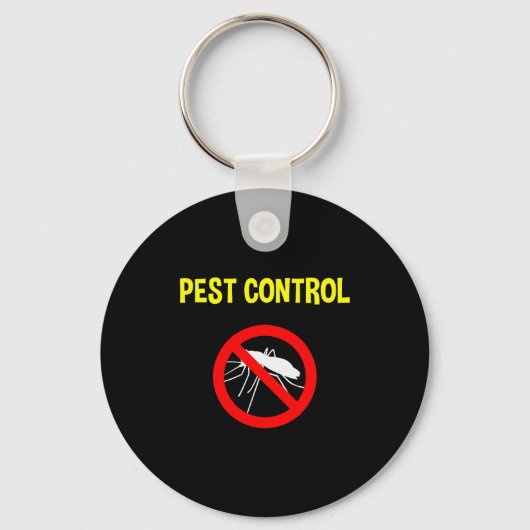 Pest Control Funny Halloween Costume Exterminator Sleutelhanger (Voorkant)