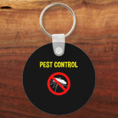 Pest Control Funny Halloween Costume Exterminator Sleutelhanger (Voorkant)