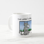 Pest Control Koffiemok (Voorkant links)