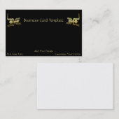 Pest Control Logo - Oude Insectenspin Visitekaartje (Voorkant / Achterkant)