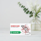 Pest Control & Prevention Exterminator Visitekaartje (Staand voorkant)