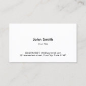 Pest Control Professional Bug Killer Visitekaartje (Achterkant)