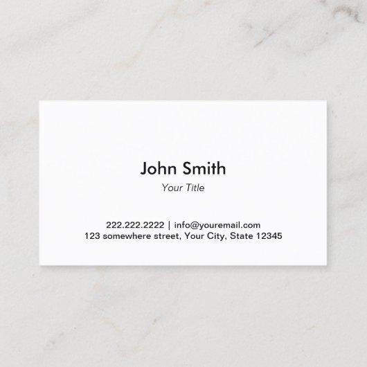 Pest Control Professional Bug Killer Visitekaartje (Achterkant)