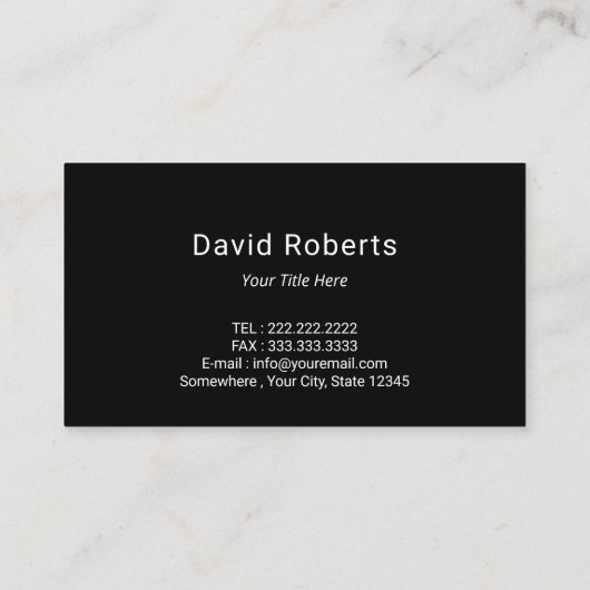 Pest Control Professional Knaagdier Exterminator Visitekaartje (Achterkant)