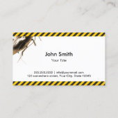 Pest Control Professional Visitekaartje (Achterkant)