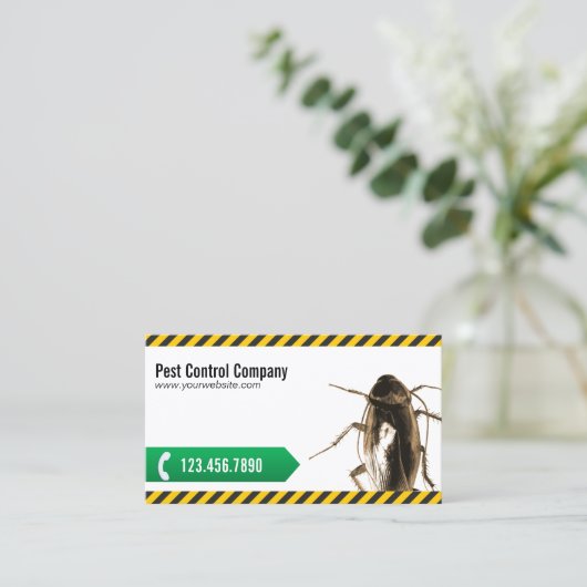 Pest Control Professional Visitekaartje (Staand voorkant)