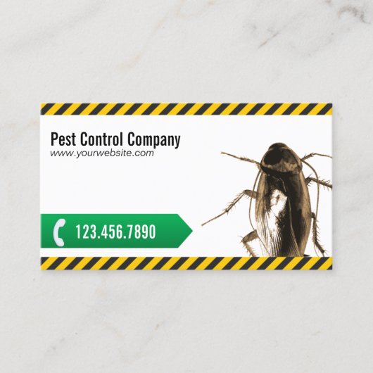 Pest Control Professional Visitekaartje (Voorkant)