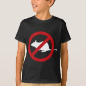 Pest Control Rat Sign Gag Cadeaubon No Rats allowa T-shirt (Voorkant)