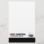 Pest control service briefpapier (Voorkant)
