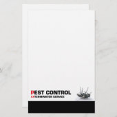 Pest control service briefpapier (Voorkant / Achterkant)