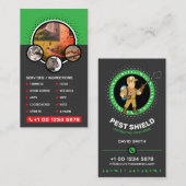 Pest control Service, Exterminator, Fumigation Bus Visitekaartje (Voorkant / Achterkant)