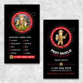 Pest control Service, Exterminator, Fumigation Visitekaartje
