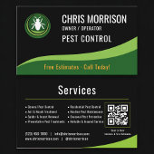 Pest Control Service QR Code Visitekaartje