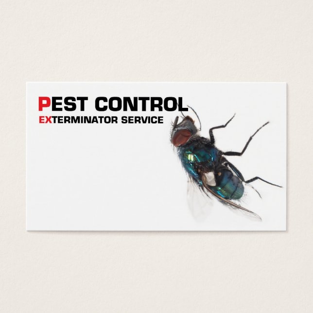 Pest control-service visitekaartje (Voorkant)