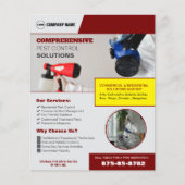 Pest Control Services Custom Flyer (Voorkant)