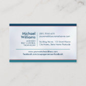 Pest Control Services - Exterminator Business Card Visitekaartje (Achterkant)
