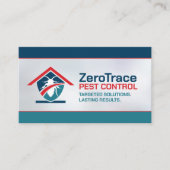 Pest Control Services - Exterminator Business Card Visitekaartje (Voorkant)