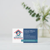 Pest Control Services - Exterminator Business Card Visitekaartje (Staand voorkant)
