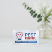 Pest Control Services - Exterminator Visitekaartje (Staand voorkant)