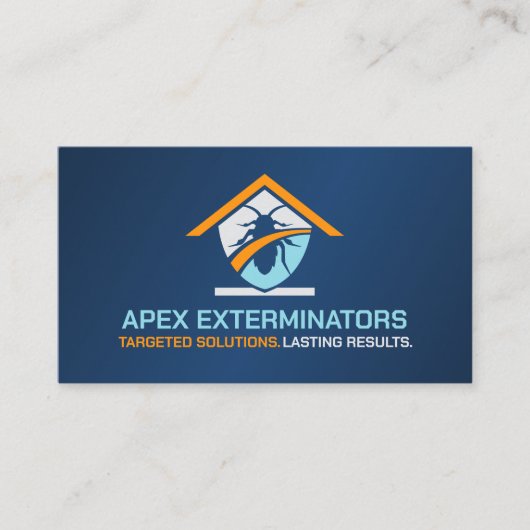 Pest Control Services - Exterminator Visitekaartje (Voorkant)