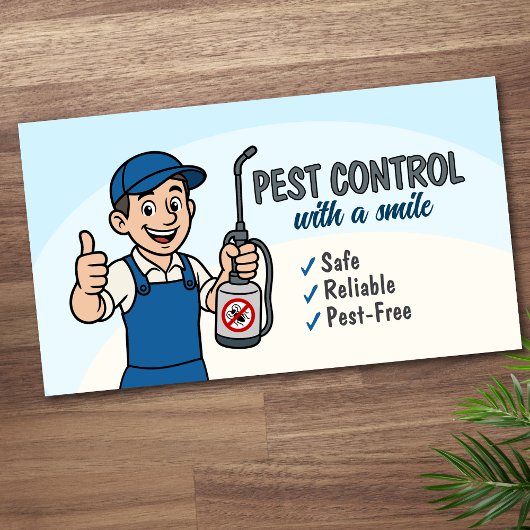 Pest Control Services - Exterminator Visitekaartje