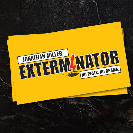 Pest Control Services - Exterminator Visitekaartje