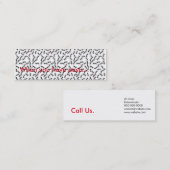 Pest Control Slim Card Mini Visitekaartje (Voorkant / Achterkant)