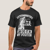 Pest Control Technicia Bed Buggen Pest Control Wor T-shirt (Voorkant)