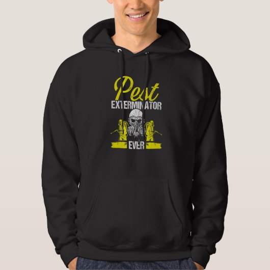 Pest Control Technician Extermination Pest Control Hoodie (Voorkant)