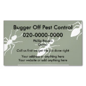 Pest Control UK Zakelijke magneten (Voorkant)