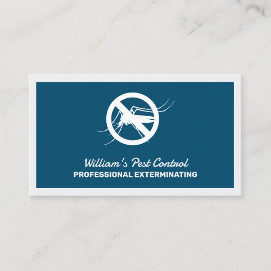 Pest Control Visitekaartje (Voorkant)