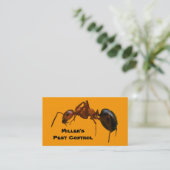 Pest Control Visitekaartje (Staand voorkant)