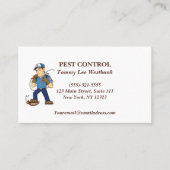 Pest Control Visitekaartje (Voorkant)