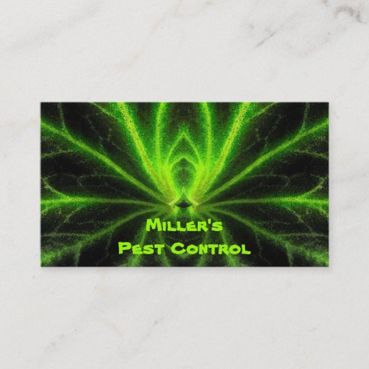 Pest Control Visitekaartje (Voorkant)