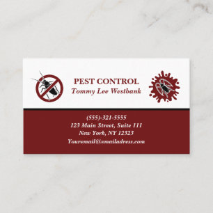 Pest Control Visitekaartje