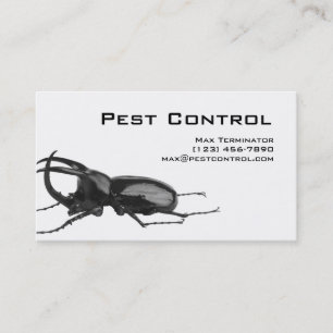 Pest Control Visitekaartje Cockroach