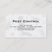 Pest Control Visitekaartje Cockroach Flies (Achterkant)