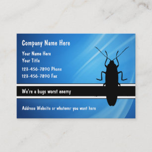 Pest Control Visitekaartjes