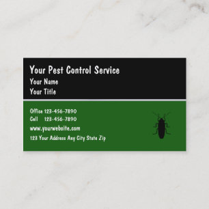Pest Control Visitekaartjes