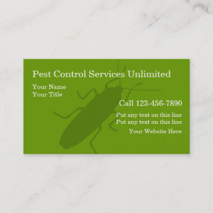 Pest Control Visitekaartjes