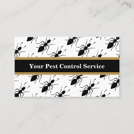 Pest Control Visitekaartjes (Voorkant)