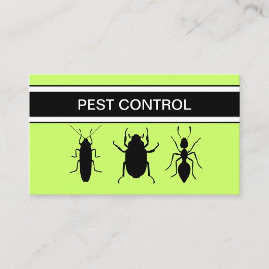 Pest Control Visitekaartjes (Voorkant)