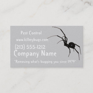 Pest Control Visitekaartjes