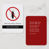 Pest Control Visitekaartjes (Voorkant / Achterkant)