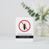 Pest Control Visitekaartjes (Staand voorkant)